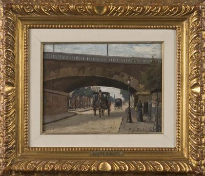 Giuseppe De Sanctis (1858-1924)carrozze per Via