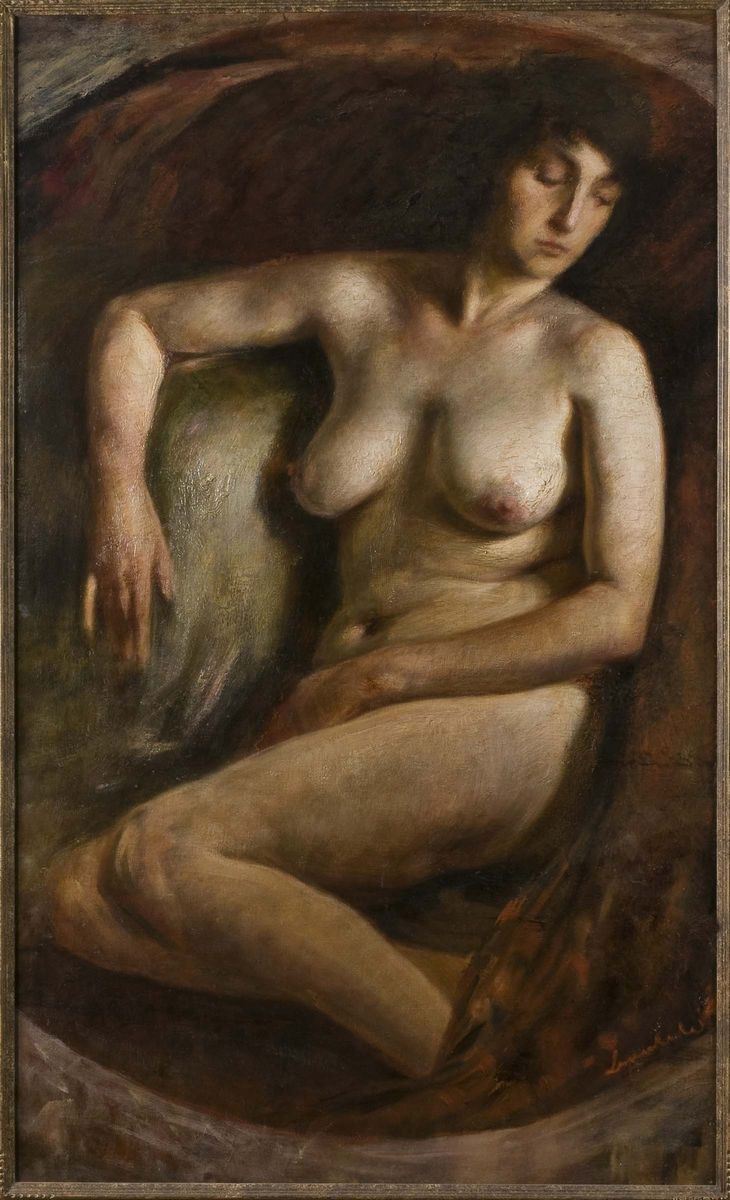 Anonimo del XX secolo Nudo di donna  - Asta Dipinti del XIX e XX secolo - Cambi Casa d'Aste