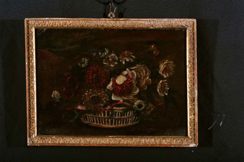 Anonimo del XVII secolo Natura morta floreale  - Asta Antiquariato e Dipinti Antichi - Cambi Casa d'Aste