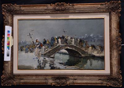 M.bianchiprocessione sul Naviglio