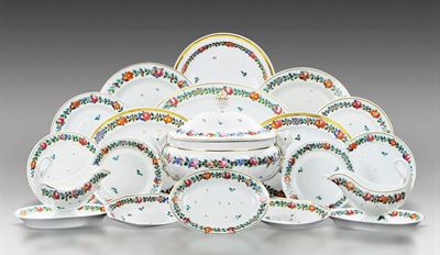 Servizio da Tavola Boemia, Probabilmente Manifattura di Pirkenhammer (brezova), 1810-1820 Circa