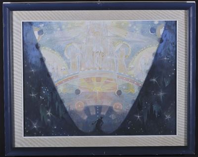 Nikolai Alexandrovich Benois (1901-1988)scena per il Mefistofele di A.boito al Teatro alla Scala