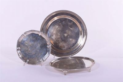 Tre Oggetti in Argento, Gr. 1000