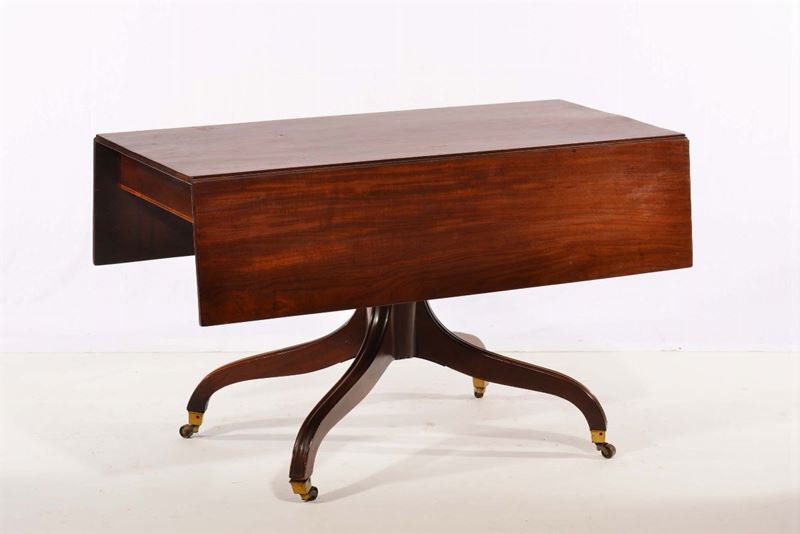 Tavolo a bandelle, Inghilterra XIX secolo  - Auction Time Auction 1-2015 - Cambi Casa d'Aste