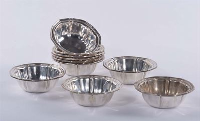 Dieci Coppette in Argento