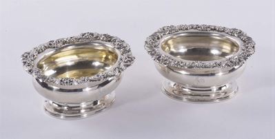 Coppia di Salierine in Argento