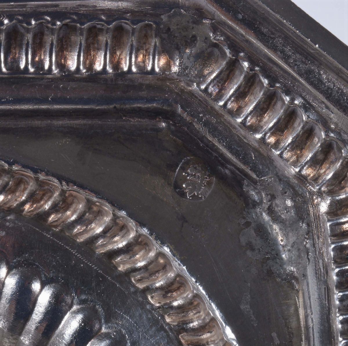 Coppia di Candelieri a Colonna in Argento