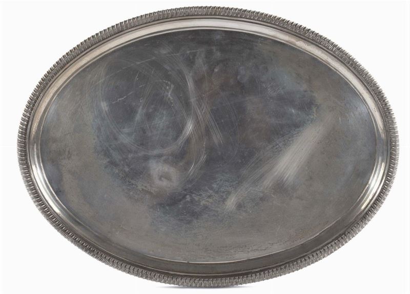 Vassoio ovale in argento  - Asta Antiquariato e Dipinti Antichi - Cambi Casa d'Aste
