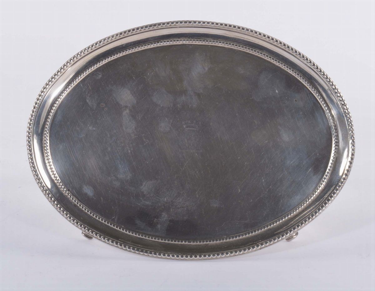 Alzatina Ovale in Argento