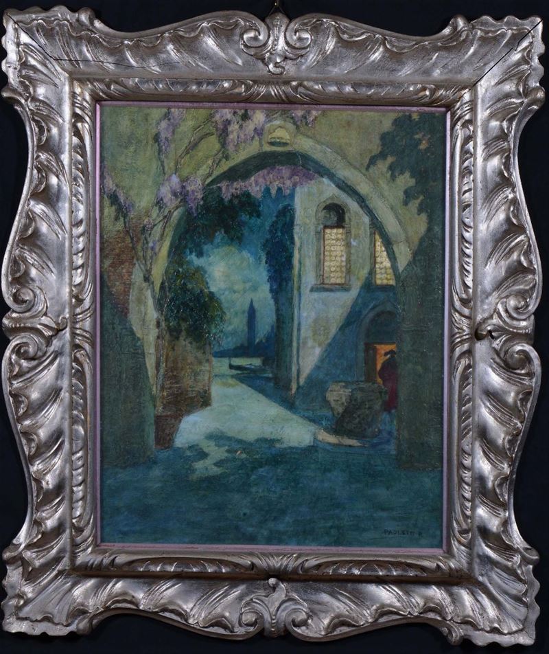 Rodolfo Paoletti (1866-1930) Scorcio  - Auction 19th and 20th Century Paintings - Cambi Casa d'Aste