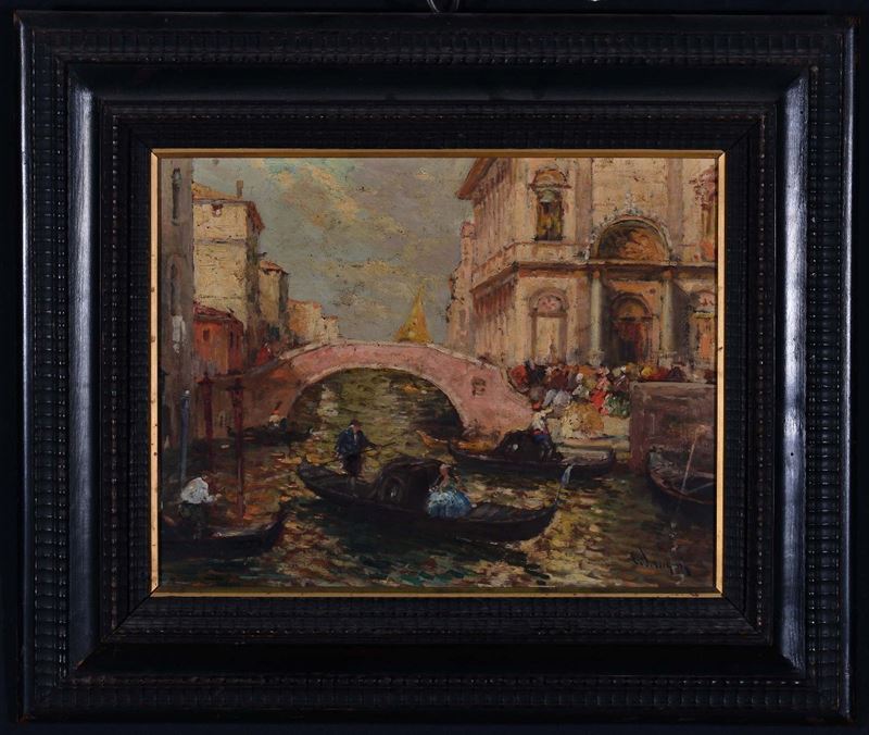 E. Salvegni Canale veneziano  - Auction Antiques and Old Masters - Cambi Casa d'Aste