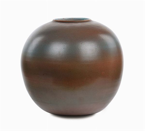 G.B. De Salvo - La casa dell'arte - Albisola Grande vaso sferico