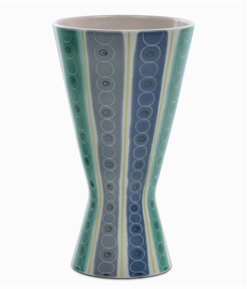 Alfred Read Burgess - Poole Pottery Ltd.- Freeform Vase mod. 715/P.LT.  - Auction Decorative Arts of XX Century - I - Cambi Casa d'Aste