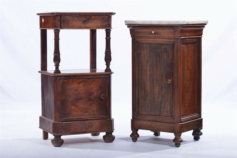 Due comodini differenti  - Auction Antiques and Old Masters - Cambi Casa d'Aste