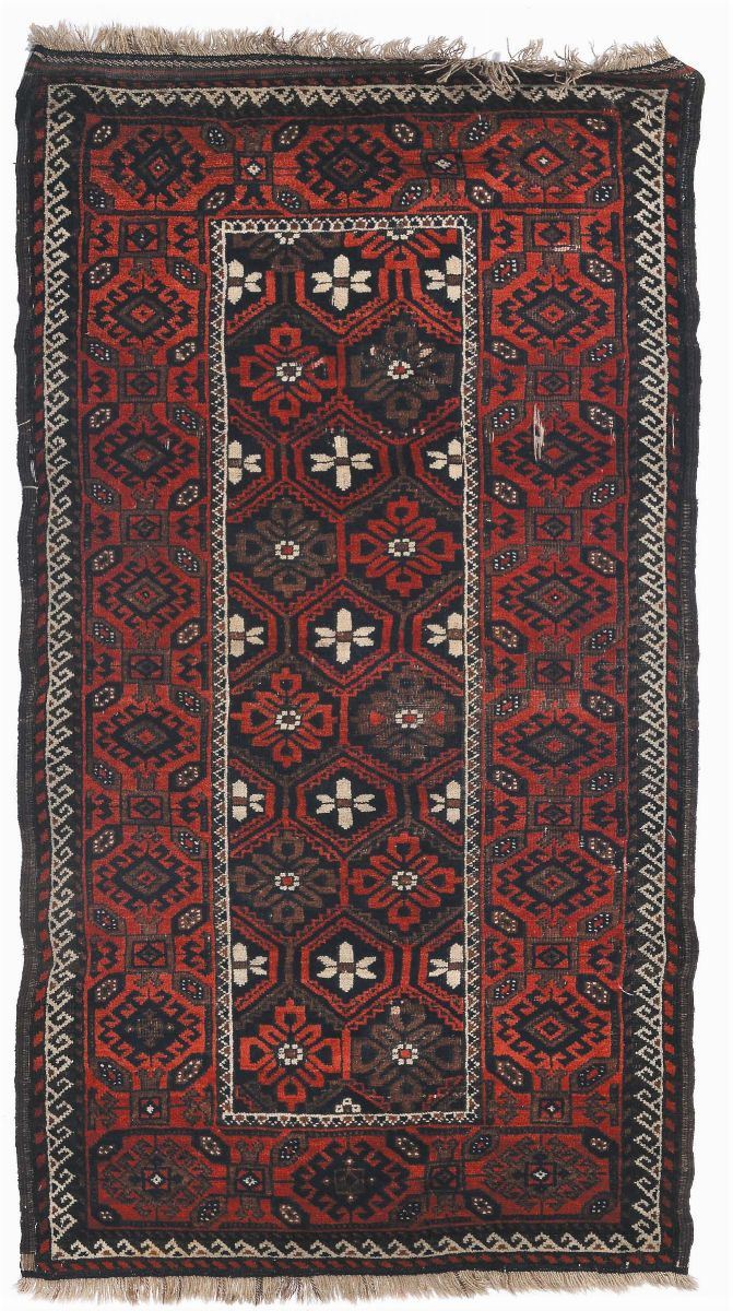 A Baluch rug end 19th early 20th century.  - Auction Antique and Old Masters - II - Cambi Casa d'Aste