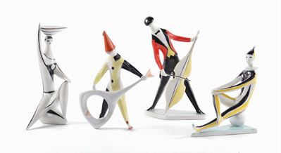 Janos Torok - Zsolnay - Pecstre Statuine