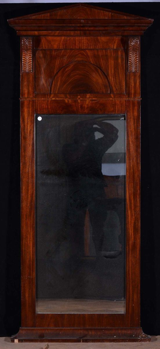 Specchiera in mogano, XIX secolo