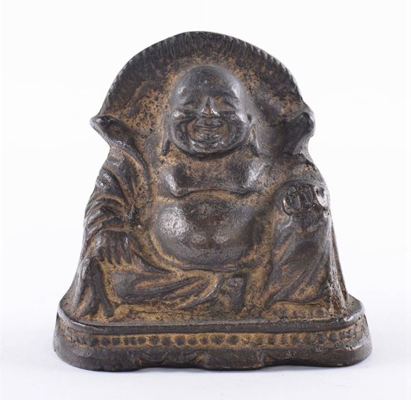 Buddha in bronzo, Cina XIX secolo