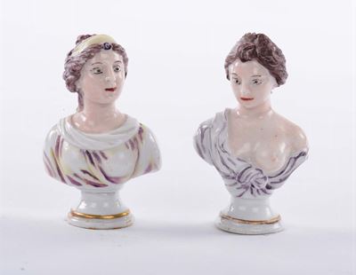 Coppia di Piccoli Bustini in Porcellana, Ginori XVIII Secolo