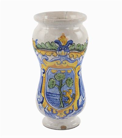 Albarello in Maiolica, Napoli Fine XIX Secolo