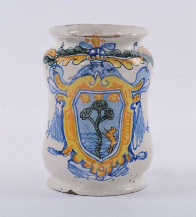 Albarello in Maiolica, Napoli Fine XIX Secolo