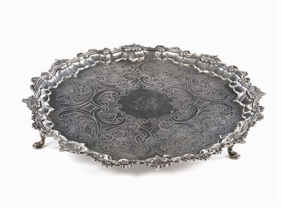 Salver in Argento, Londra 1796