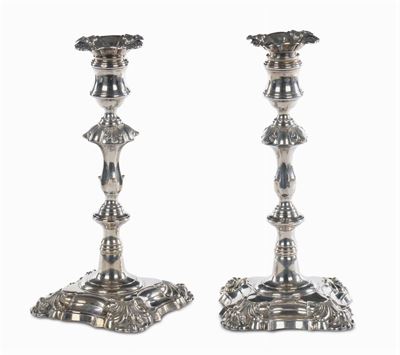 Coppia di Candelieri in Argento, Sheffield 1827