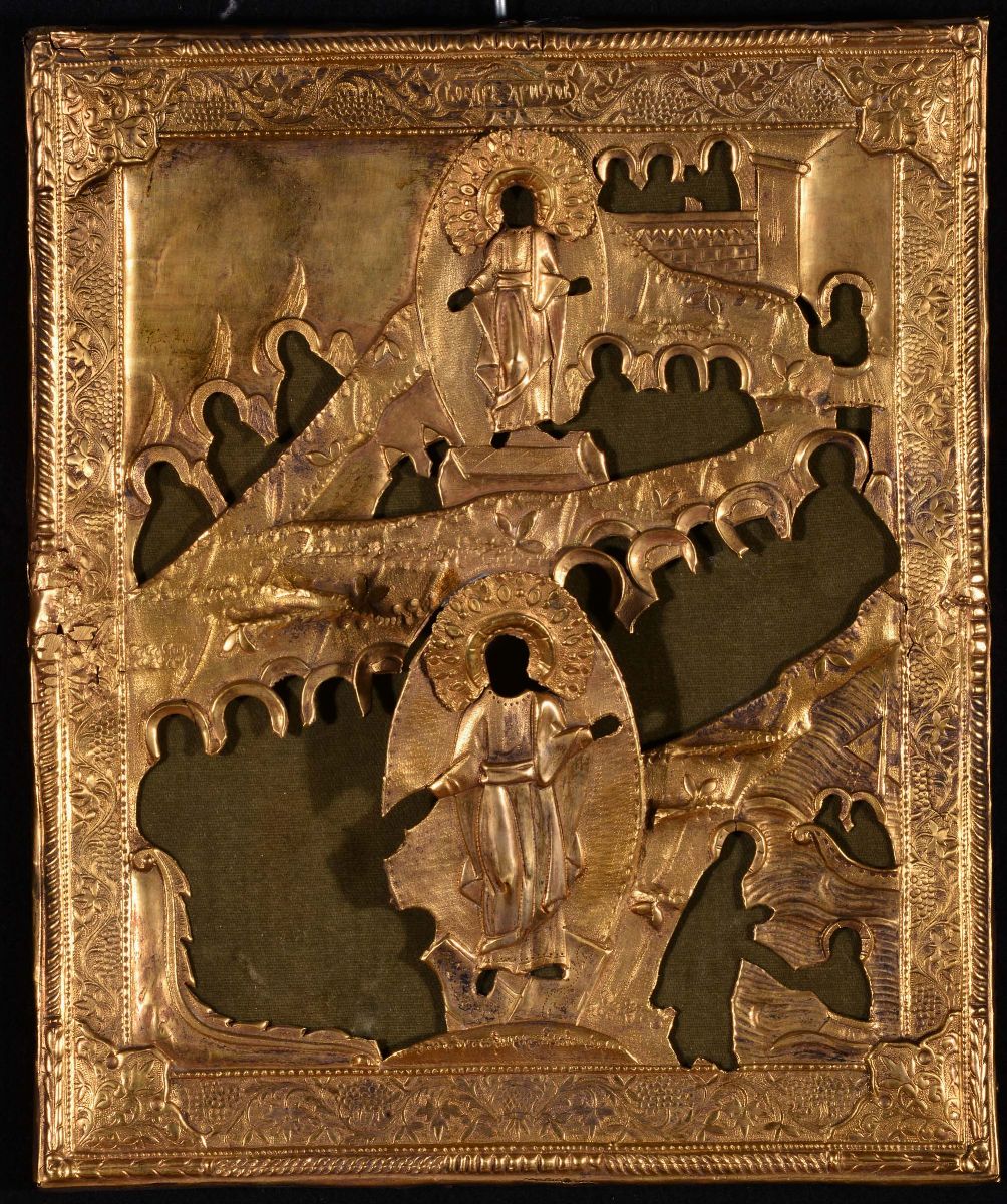 Icona Raffigurante Episodi Evangelici, XIX Secolo