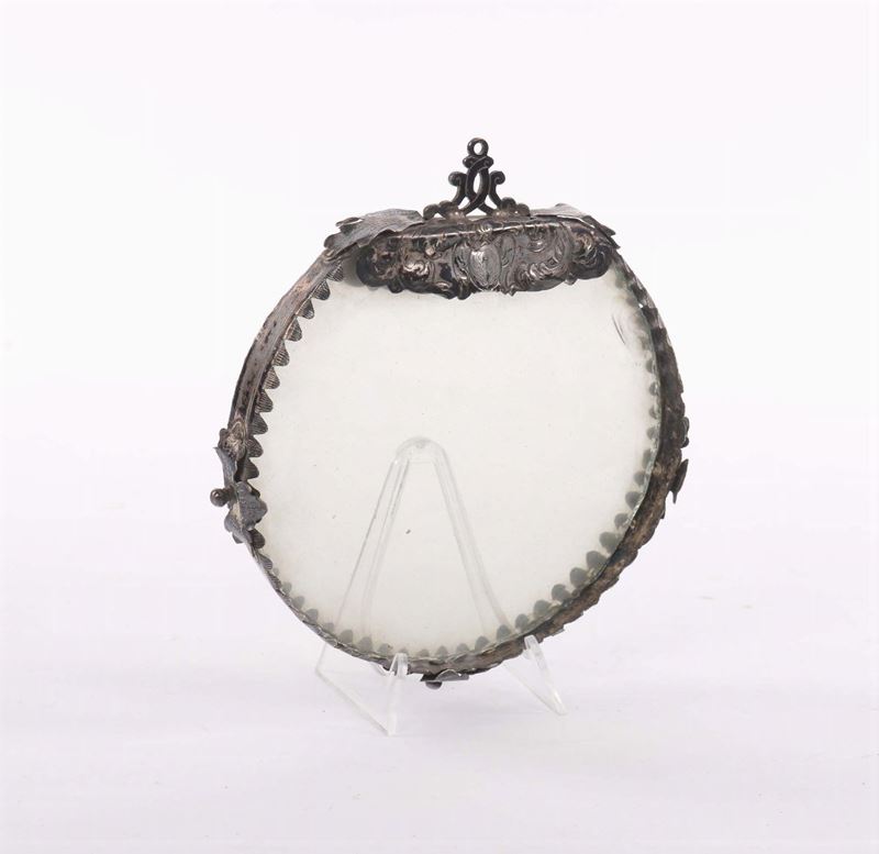 Portareliquia in argento e cristallo  - Asta Antiquariato e Dipinti Antichi - Cambi Casa d'Aste