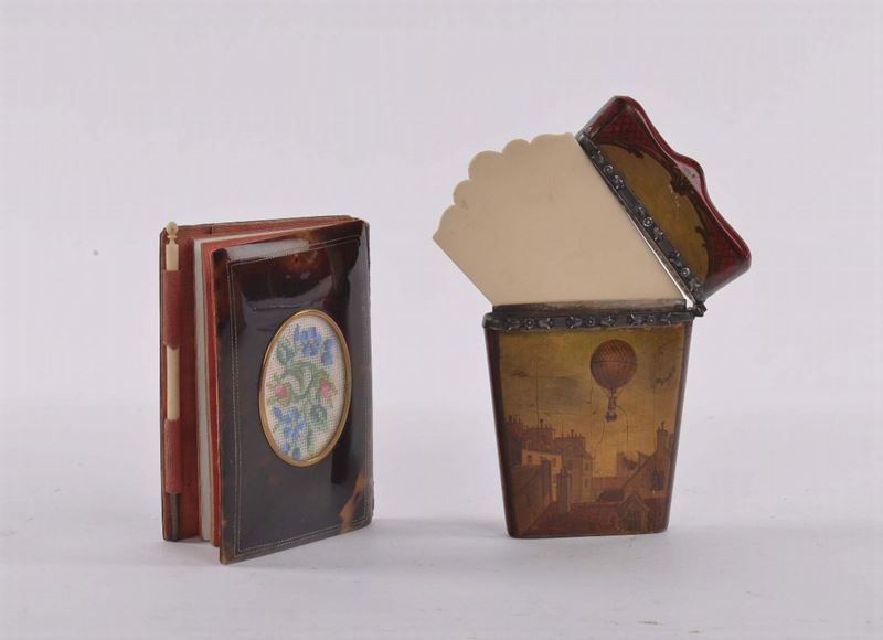 Lotto composto da due portabiglietti diversi  - Asta Antiquariato e Dipinti Antichi - Cambi Casa d'Aste