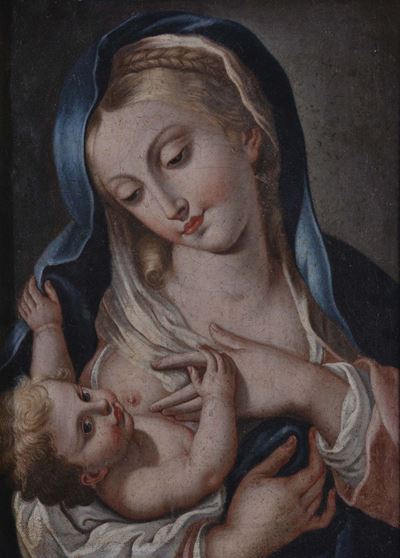 Scuola del XVIII Secolomadonna che Allatta il Bambin Gesù