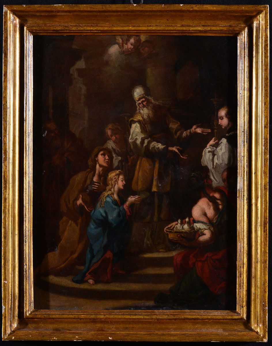 Sebastiano Conca (1676/80-1764), Ambito Dipresentazione della Vergine al Tempio