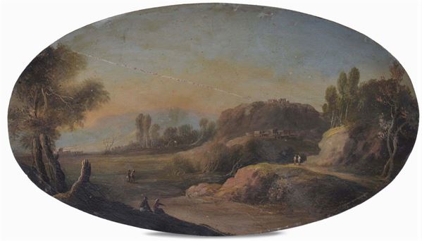 Scuola del XVIII secolo Paesaggio