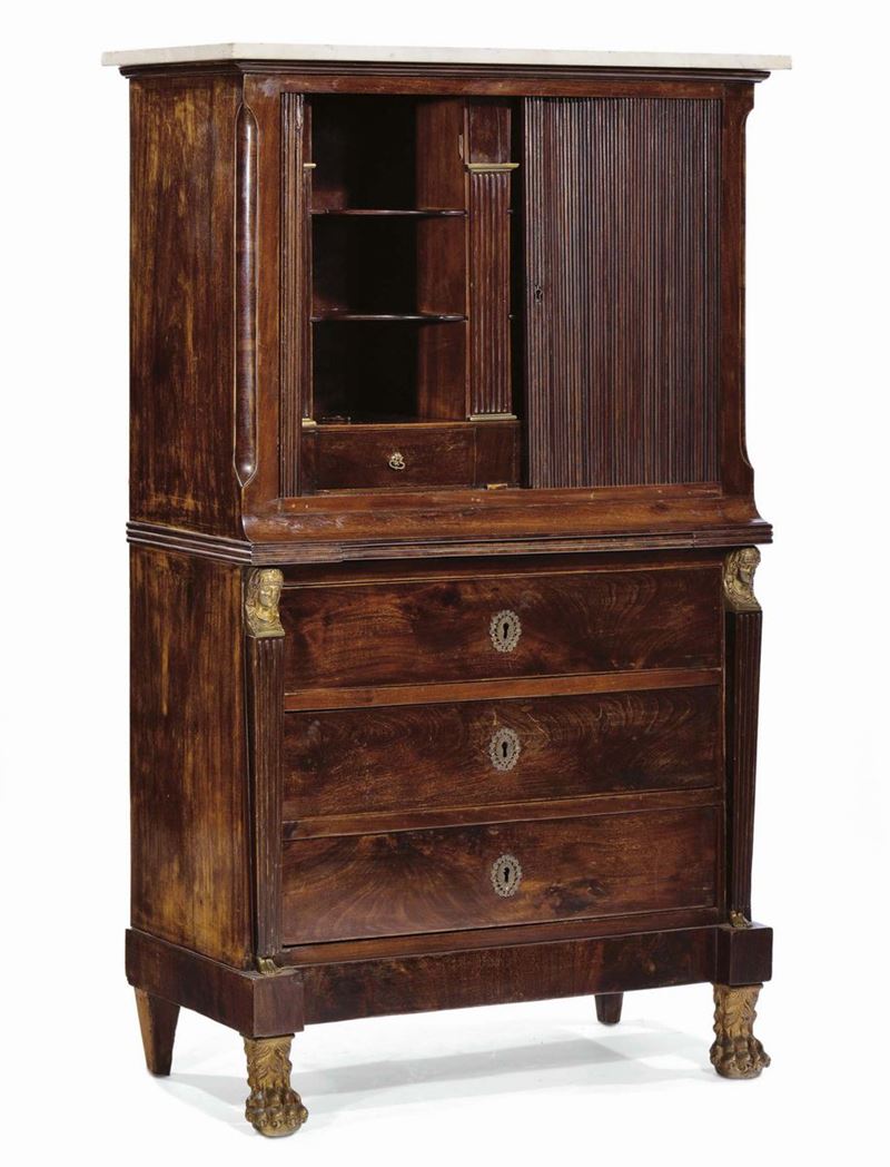 Secretaire Impero, Francia XIX secolo  - Auction Antiques and Old Masters - Cambi Casa d'Aste