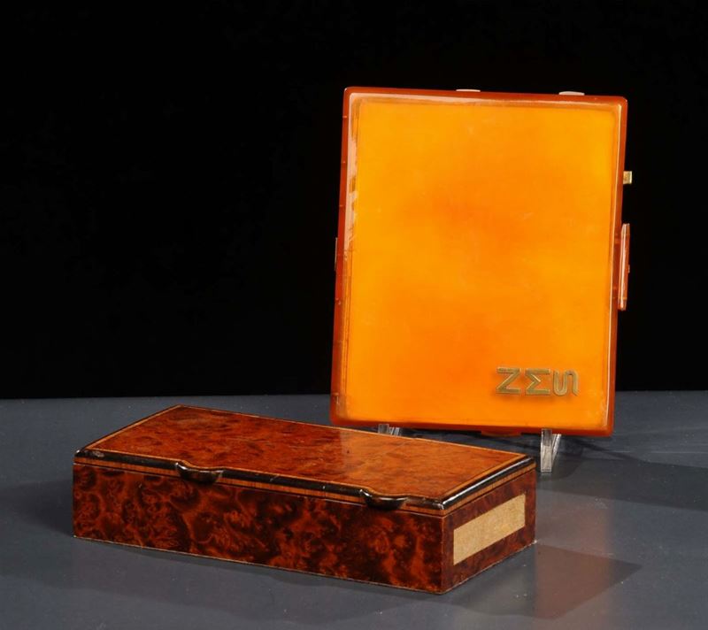 Trousse in plexiglass, 1930  - Auction OnLine Auction 09-2012 - Cambi Casa d'Aste