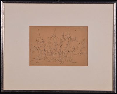 Mirko Basaldella (1910-1983)cavalieri del Mondo Classico
