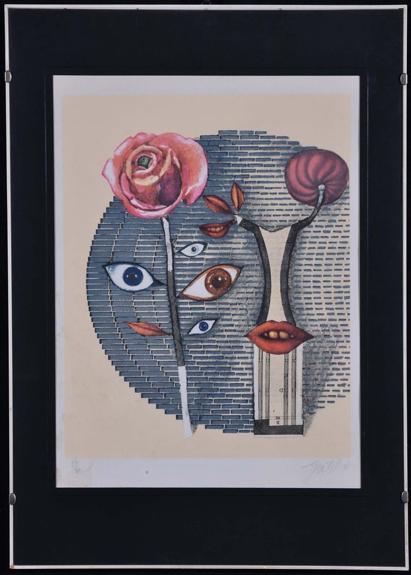 Franco Gentilini (1908-1981) Soggetto surrealista  - Auction Time Auction 9-2014 - Cambi Casa d'Aste