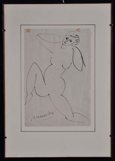 Sante Monachesi (1910-1991)nudo Femminile