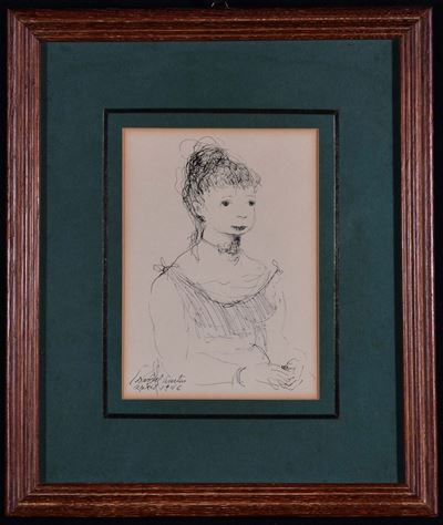 Darrel Austin (1907-1994)ritratto Femminile