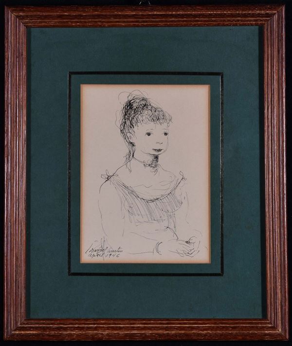 Darrel Austin (1907-1994) Ritratto femminile
