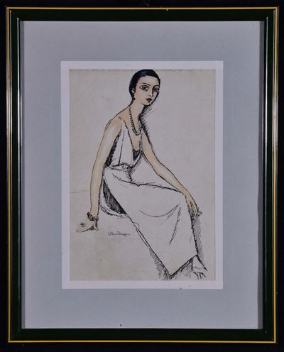 Stampa Raffigurante Ritratto Femminile