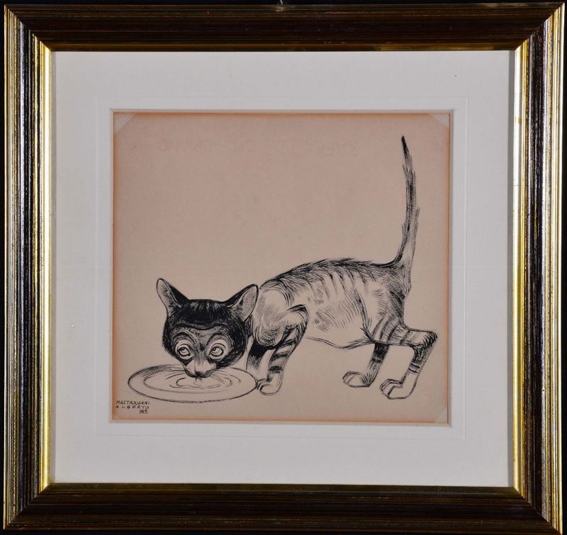 Alberto Mastroianni (1930-1975) Gatto  - Auction Antiques and Old Masters - Cambi Casa d'Aste