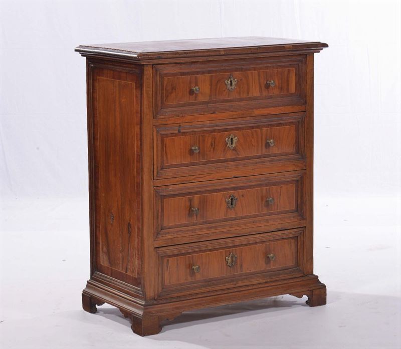 Piccolo como in stile Luigi XIV a quattro cassetti, Toscana prima meta XIX secolo  - Asta Antiquariato e Dipinti Antichi - Cambi Casa d'Aste