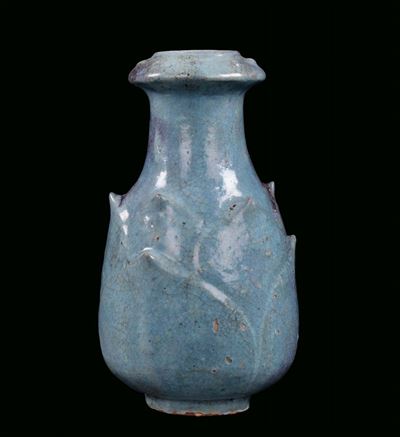 Vaso in Porcellana a Forma Fior di Loto, Cina, Dinastia Song (960-1279)