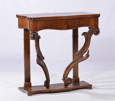Console Carlo X in Legno, XIX Seclo