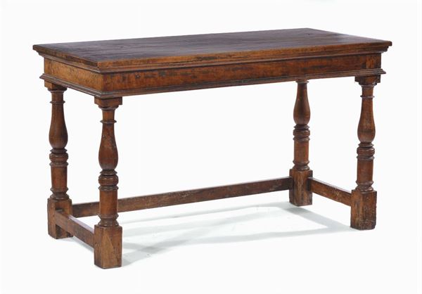 Tavolo console in legno, XVIII-XIX secolo
