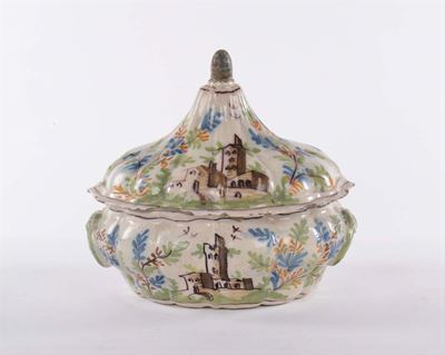Zuppiera in Maiolica, Lodi XVIII Secolo