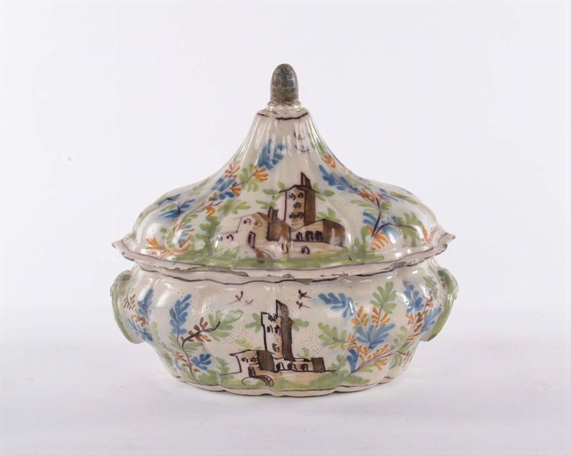 Zuppiera in maiolica, Lodi XVIII secolo  - Auction Antiques and Old Masters - Cambi Casa d'Aste