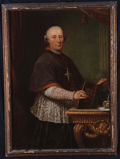 Scuola del XVIII Secoloritratto di Cardinale