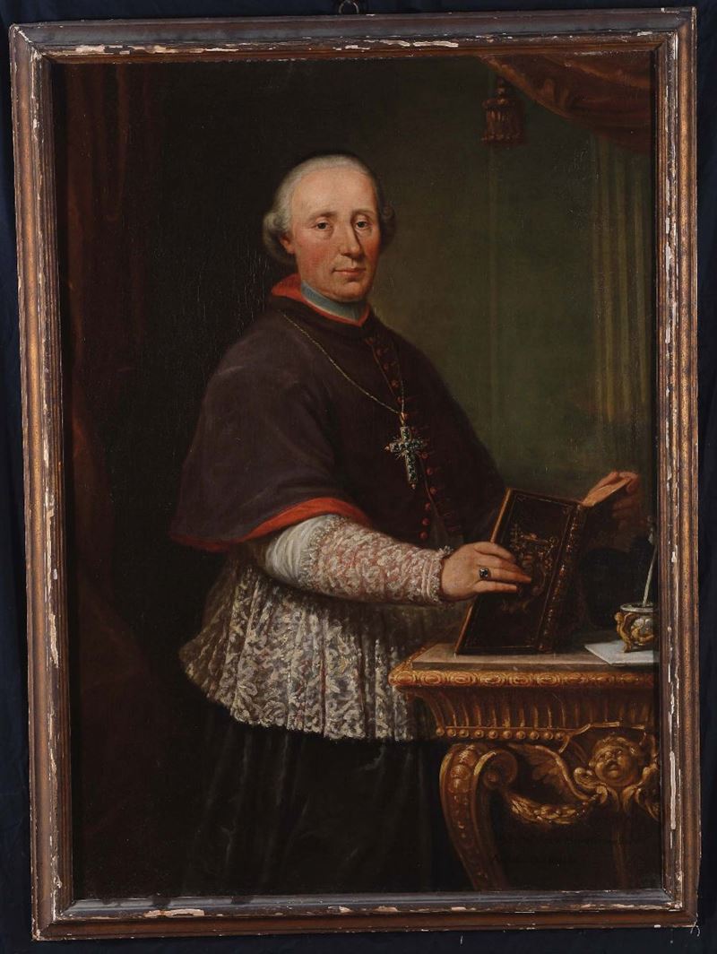 Scuola del XVIII secolo Ritratto di cardinale  - Auction Antiques and Old Masters - Cambi Casa d'Aste